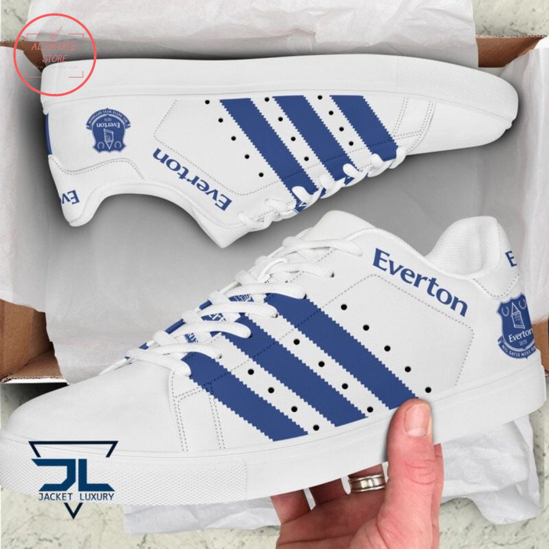EPL Everton FC Stan Smith Shoes1