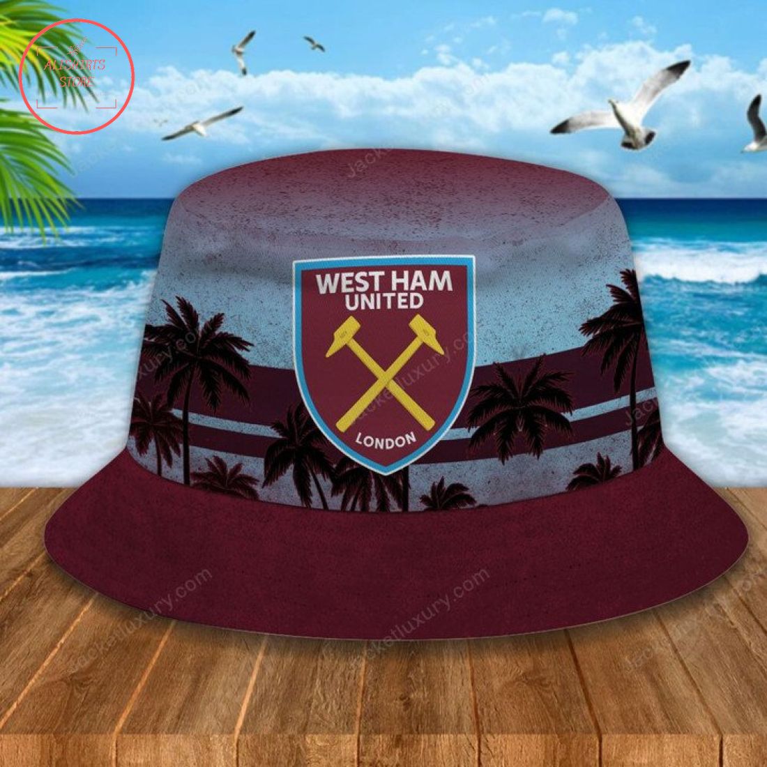 EPL West Ham United FC Bucket Hat