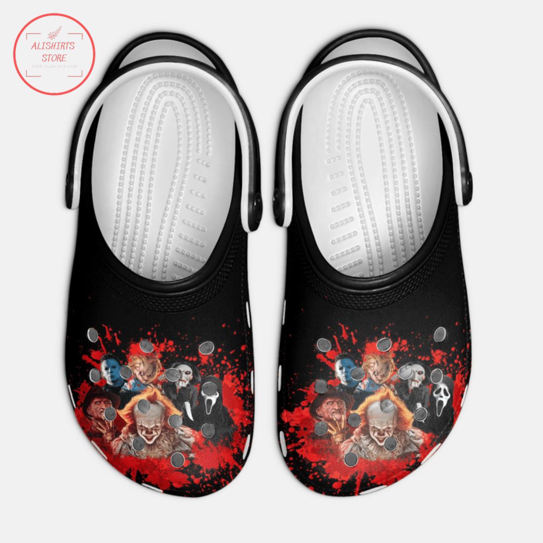 Horror Characters Halloween Crocs Crocband Clog