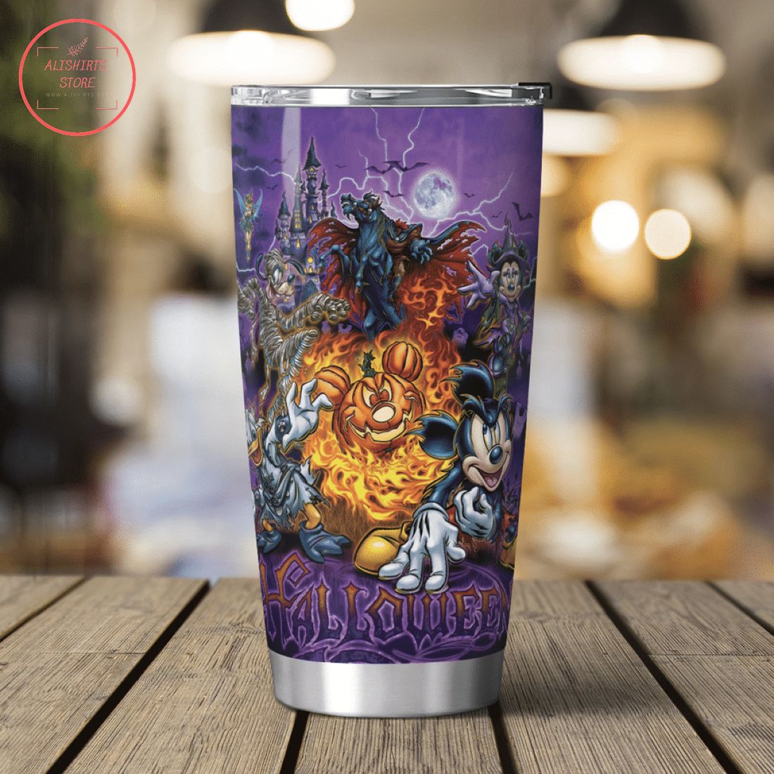 Horror Characters Halloween Tumbler