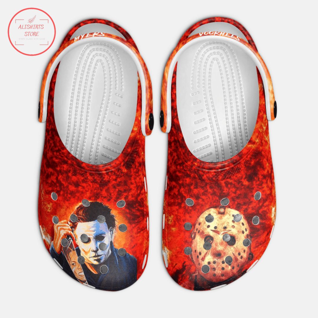 Horror Myers Voorhees Crocs Crocband Clog