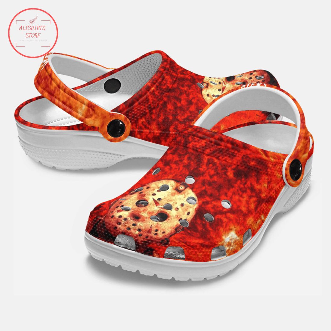 Horror Myers Voorhees Crocs Crocband Clog