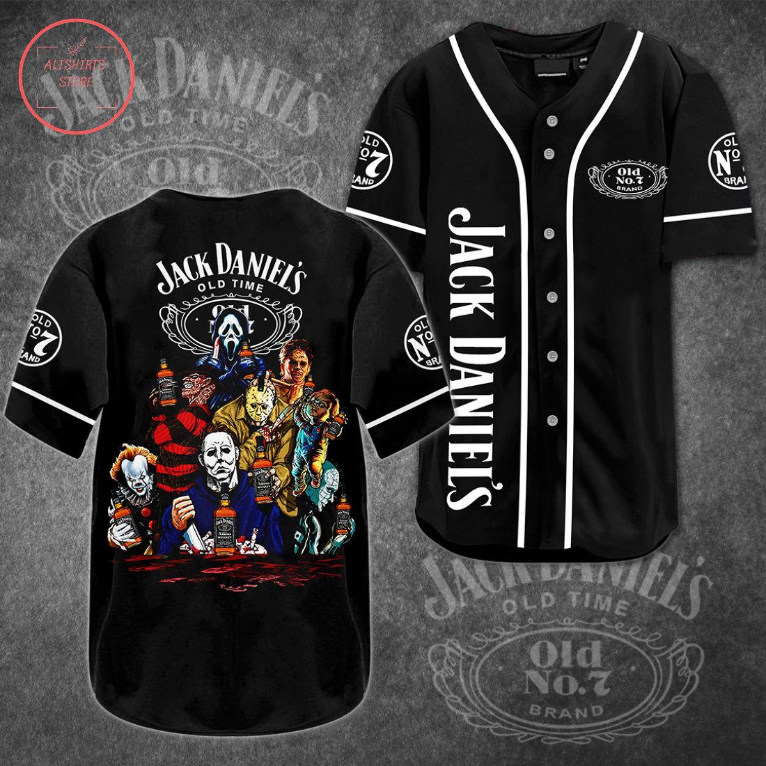 Jack Daniel’s Horror Baseball Jersey