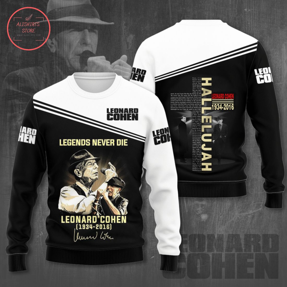 Leonard Cohen Legends Never Die All Over Printed Shirt