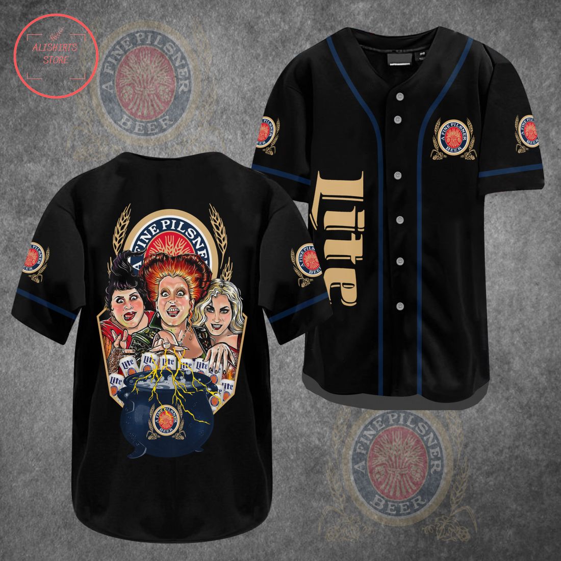 Lite Beer Hocus Pocus Baseball Jersey