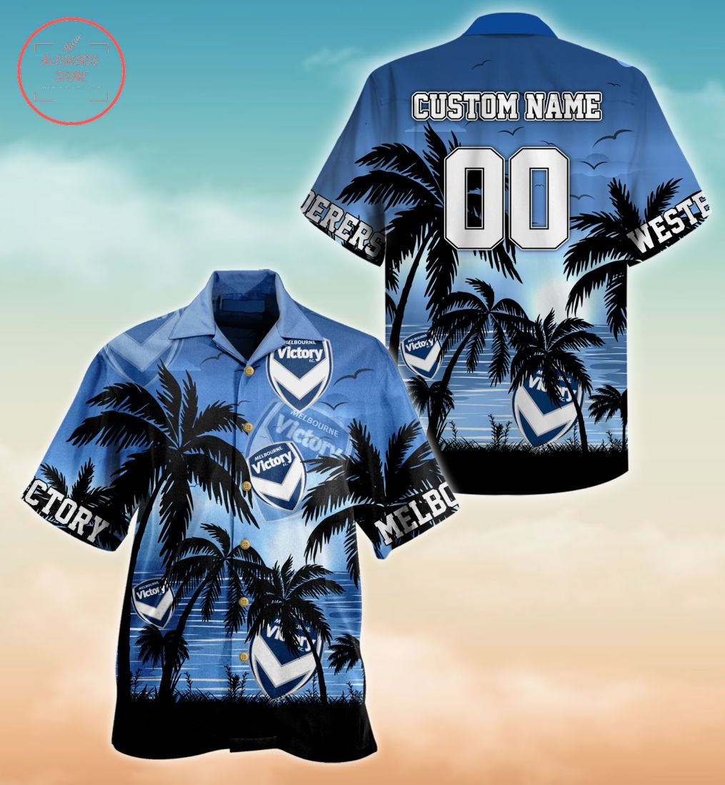 Melbourne Victory FC Customized Hawaiian Shirt