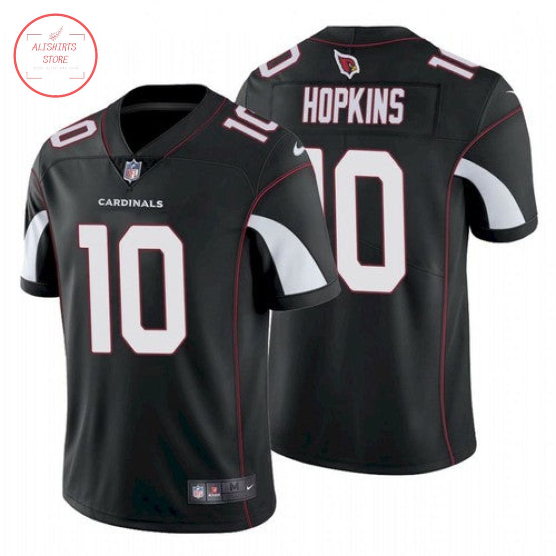 Men's Arizona Cardinals Deandre Hopkins Black Game Football Jersey