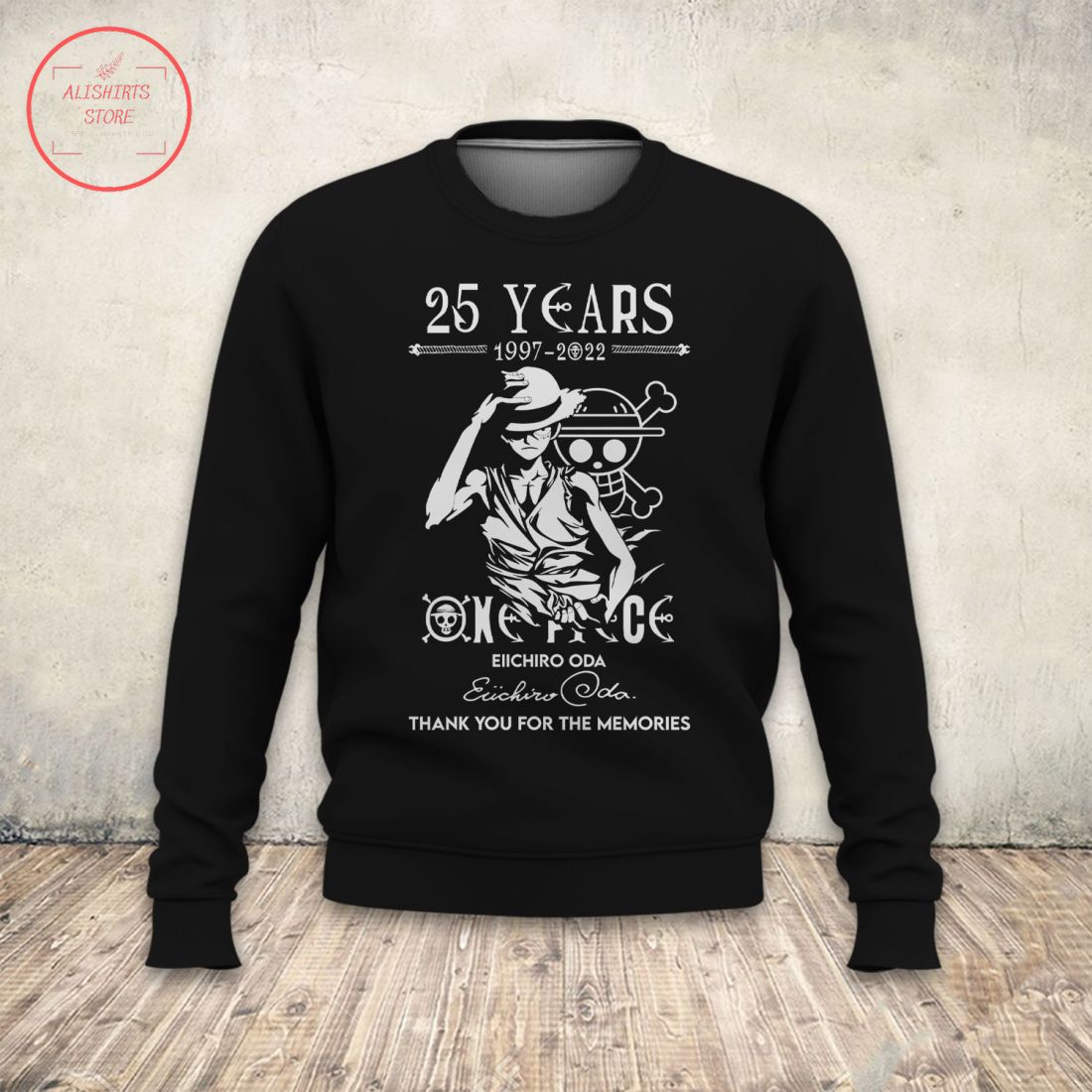 One Piece 25 Years 1997 2022 Thank You For The Memories Shirt