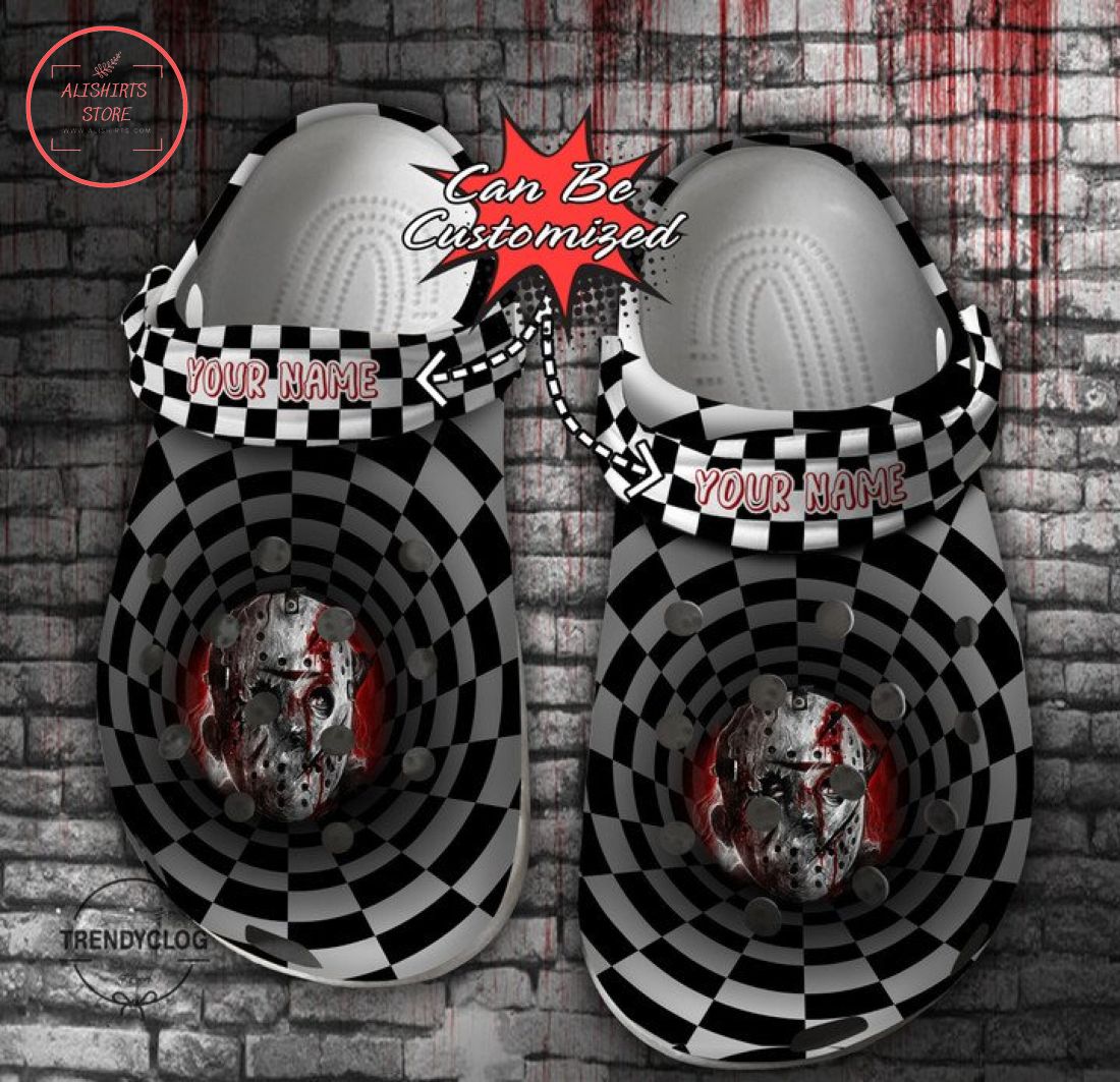 Personalized Halloween Scary Jason Voorhees Clog Shoes