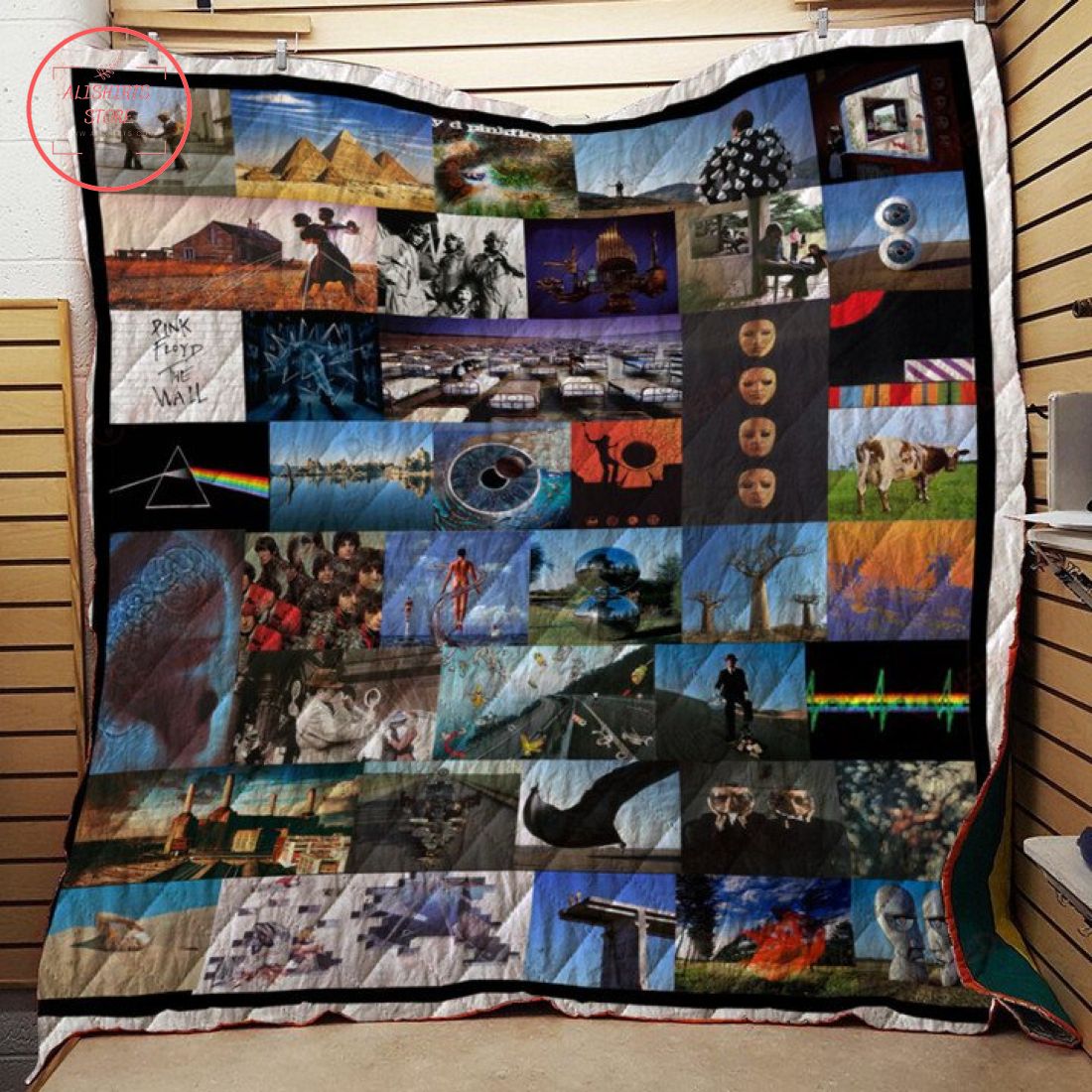 Pink Floyd Album Covers Quilt Blanket