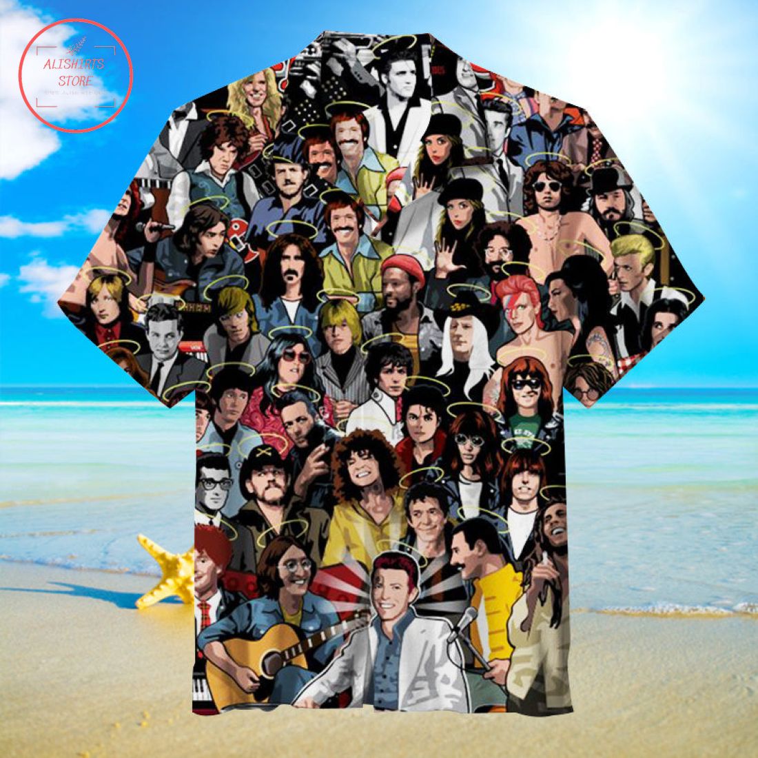 Rock And Roll Hall Of Fame Hawaiian Shirt