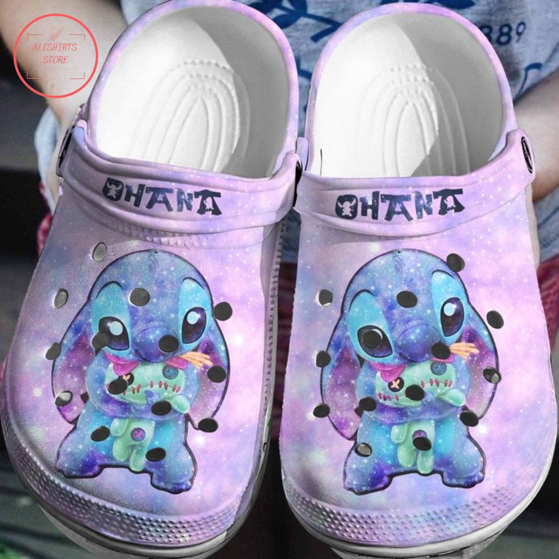 Stitch Ohana Crocs Crocband Clog