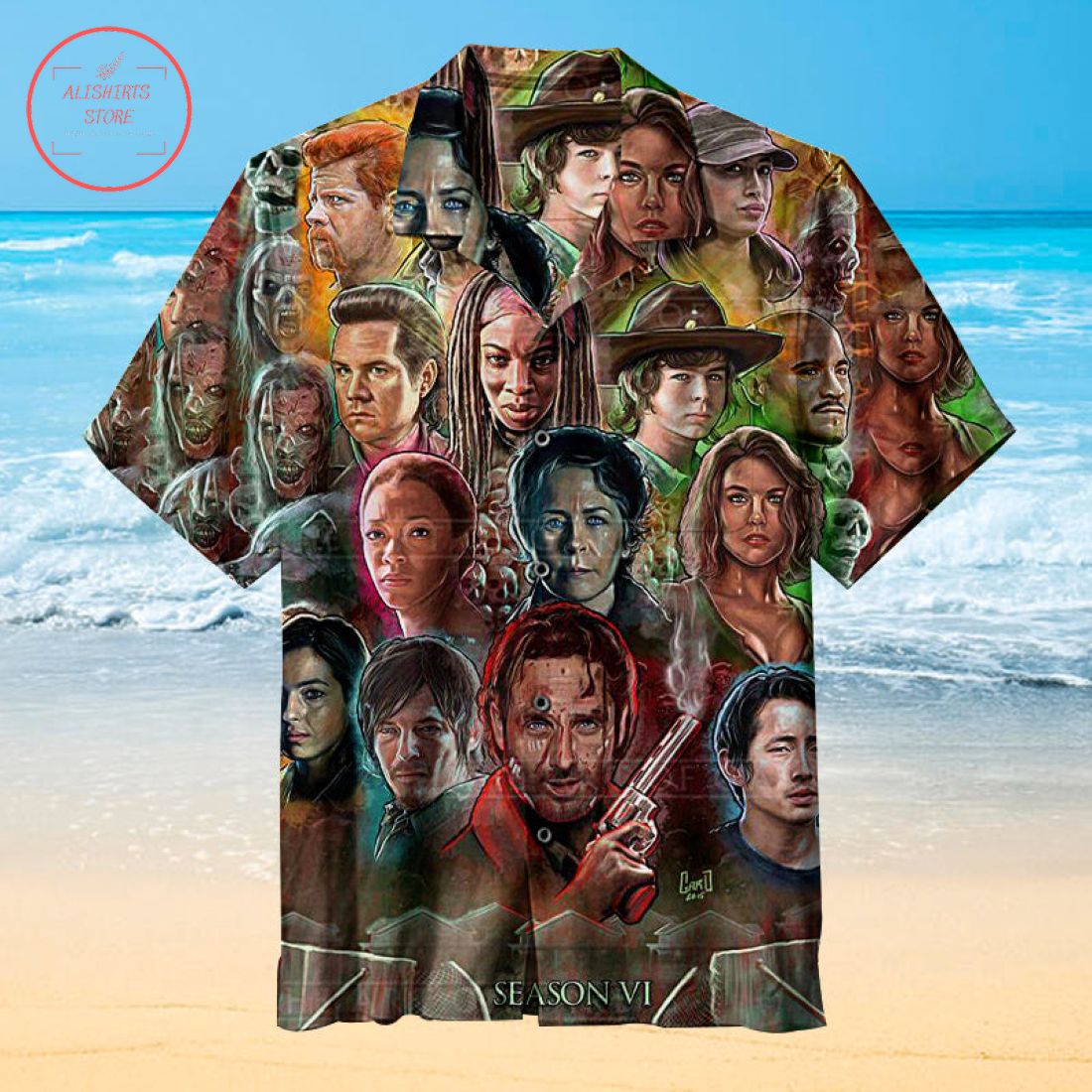 The Walking Dead Season VI Hawaiian Shirt