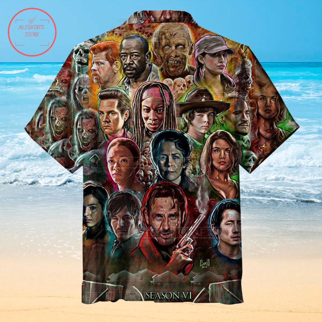 The Walking Dead Season VI Hawaiian Shirt