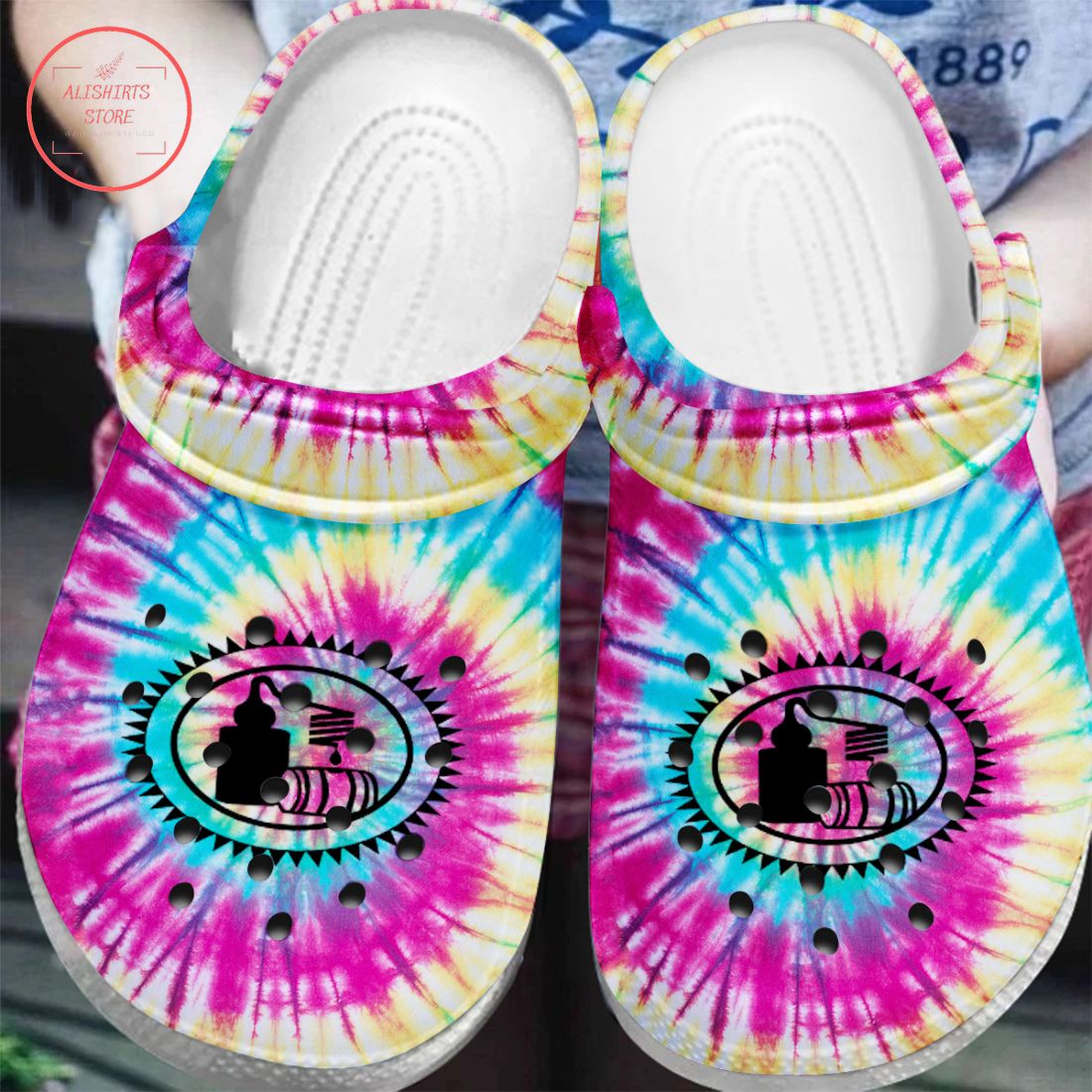 Tito Tie Dye Crocs Crocband Clog