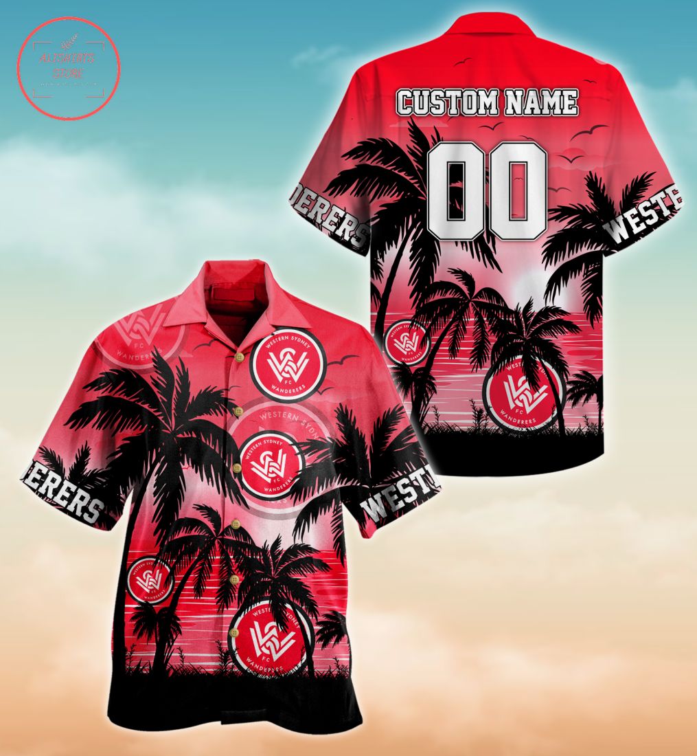 Western Sydney Wanderers FC Customized Hawaiian Shirt