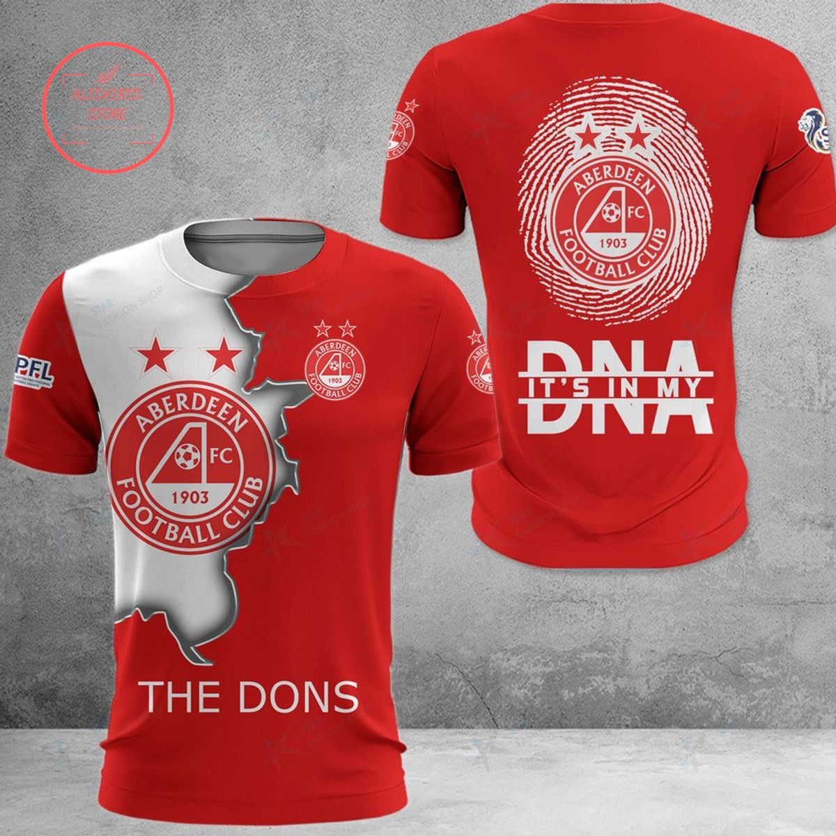 Aberdeen F.C The Dons DNA Polo Shirt