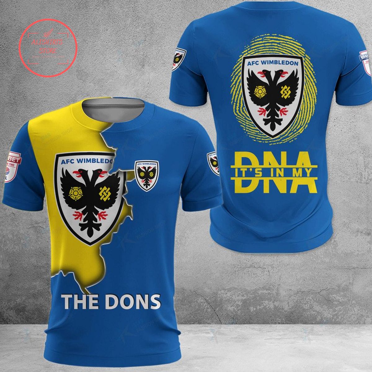 AFC Wimbledon The Dons DNA Polo Shirt