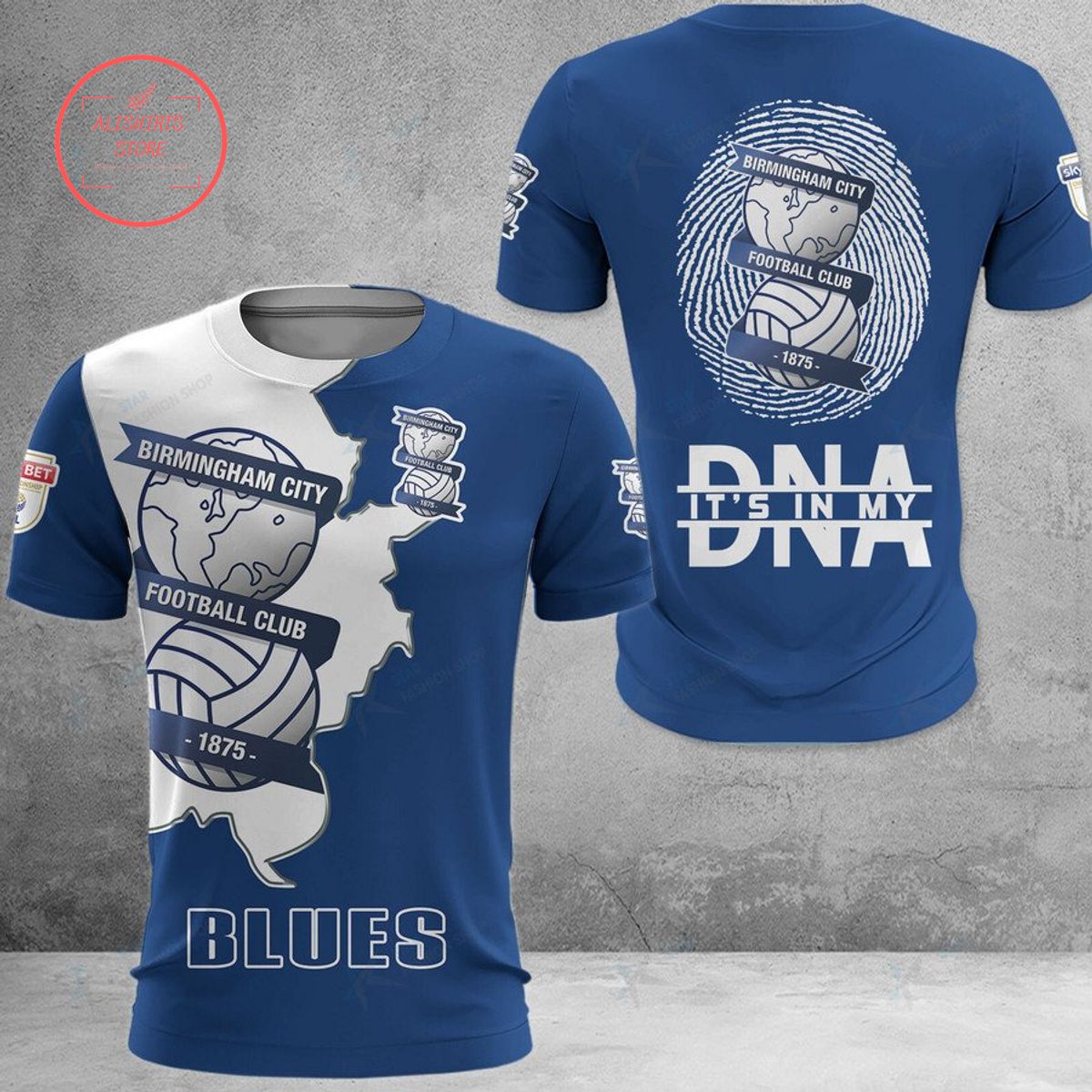 Birmingham City FC Blues DNA Polo Shirt