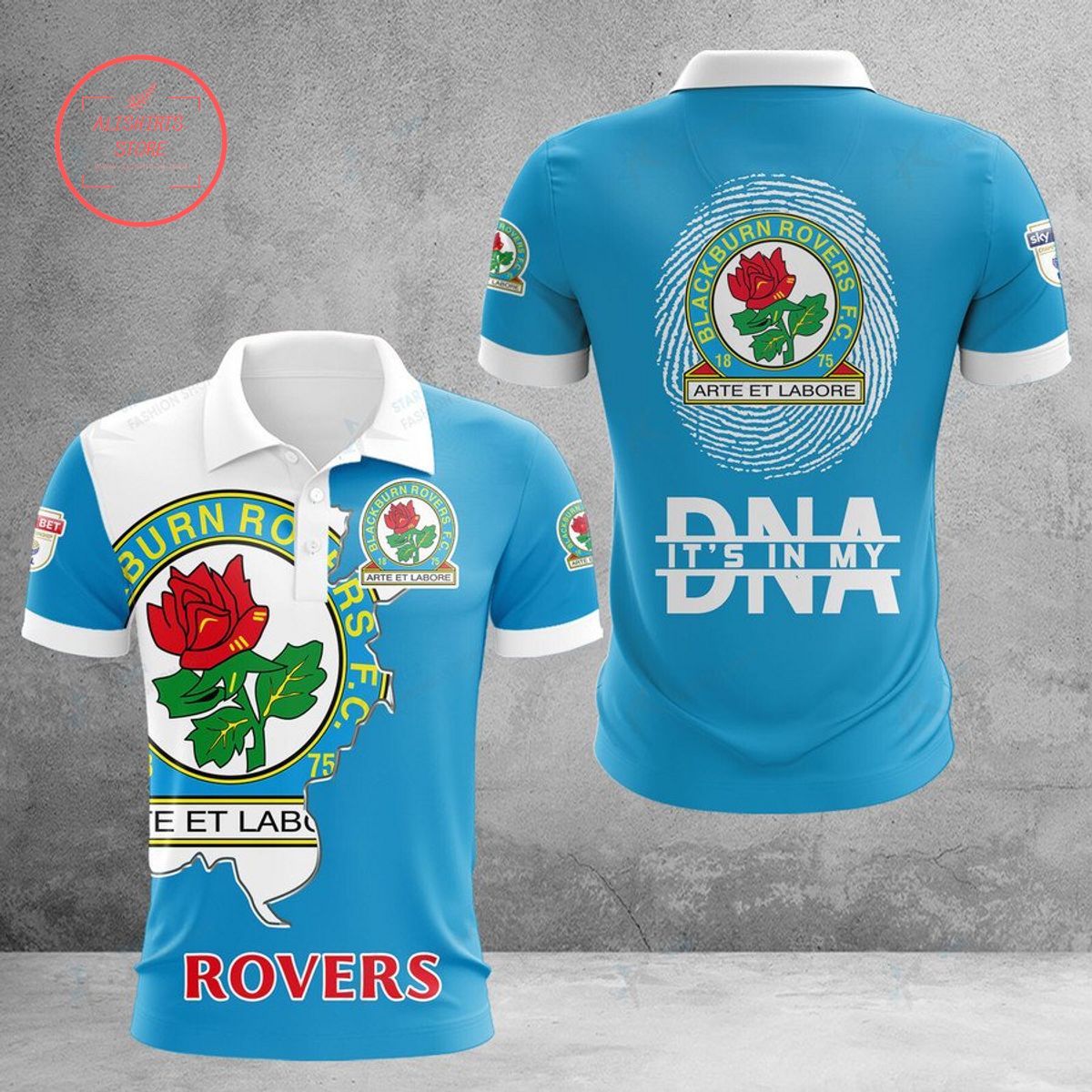 Blackburn Rovers DNA Polo Shirt