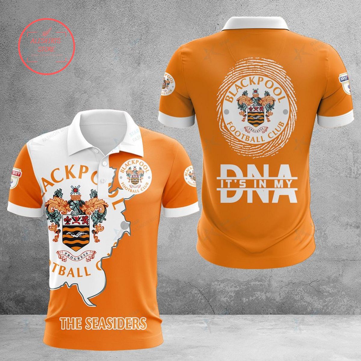 Blackpool FC The Seasiders DNA Polo Shirt