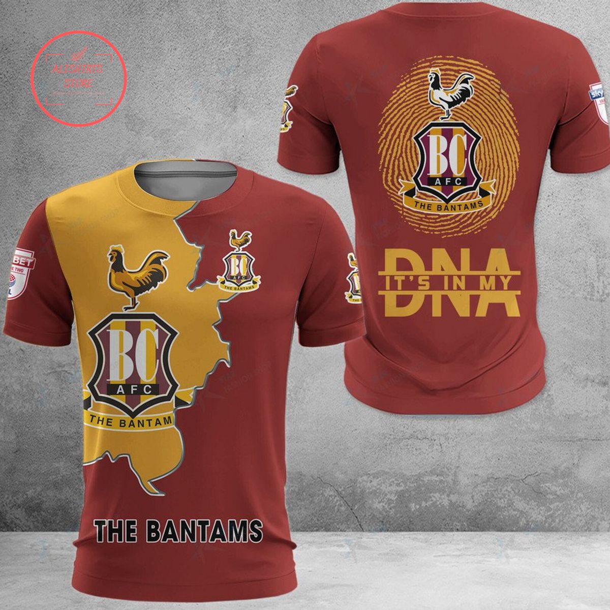 Bradford City The Bantams DNA Polo Shirt