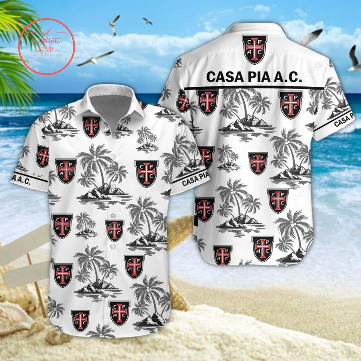 Casa Pia AC Hawaiian Shirt and Shorts