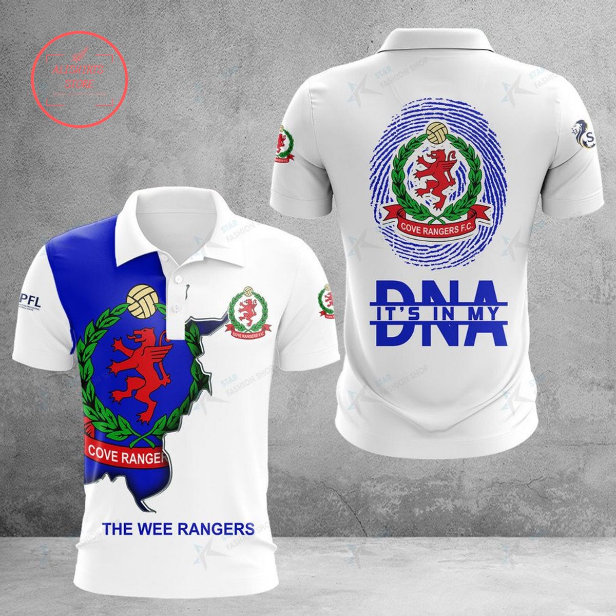 Cove Rangers F.C The Wee Rangers DNA Polo Shirt