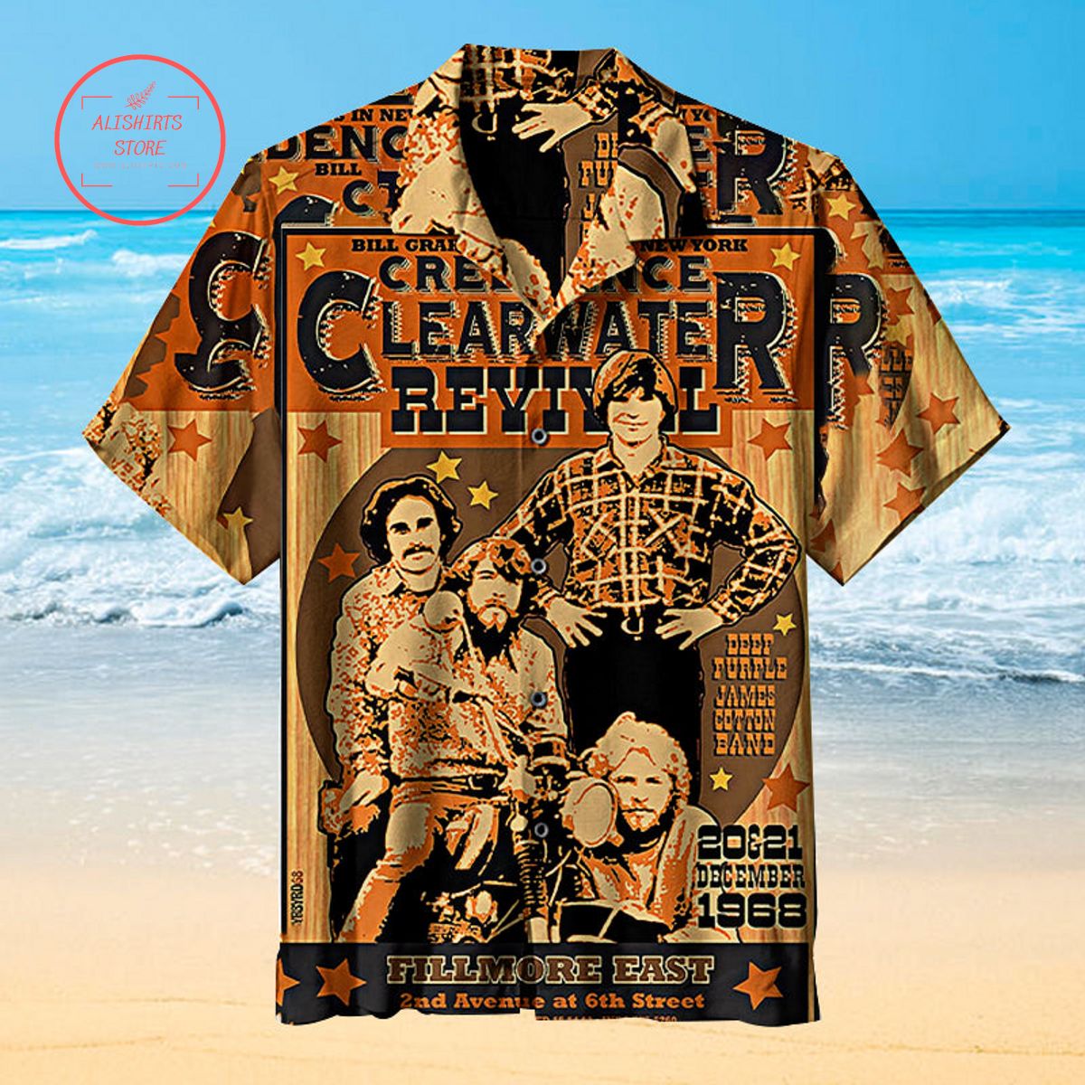Creedence Clearwater Revival Hawaiian Shirt