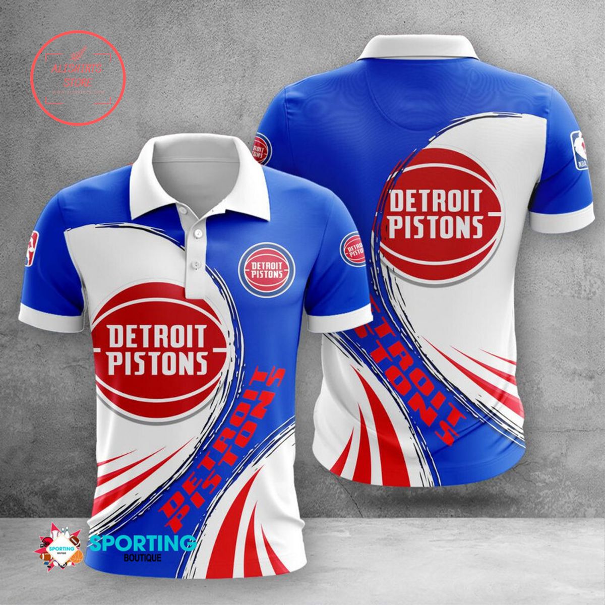 Detroit Pistons Polo Shirt