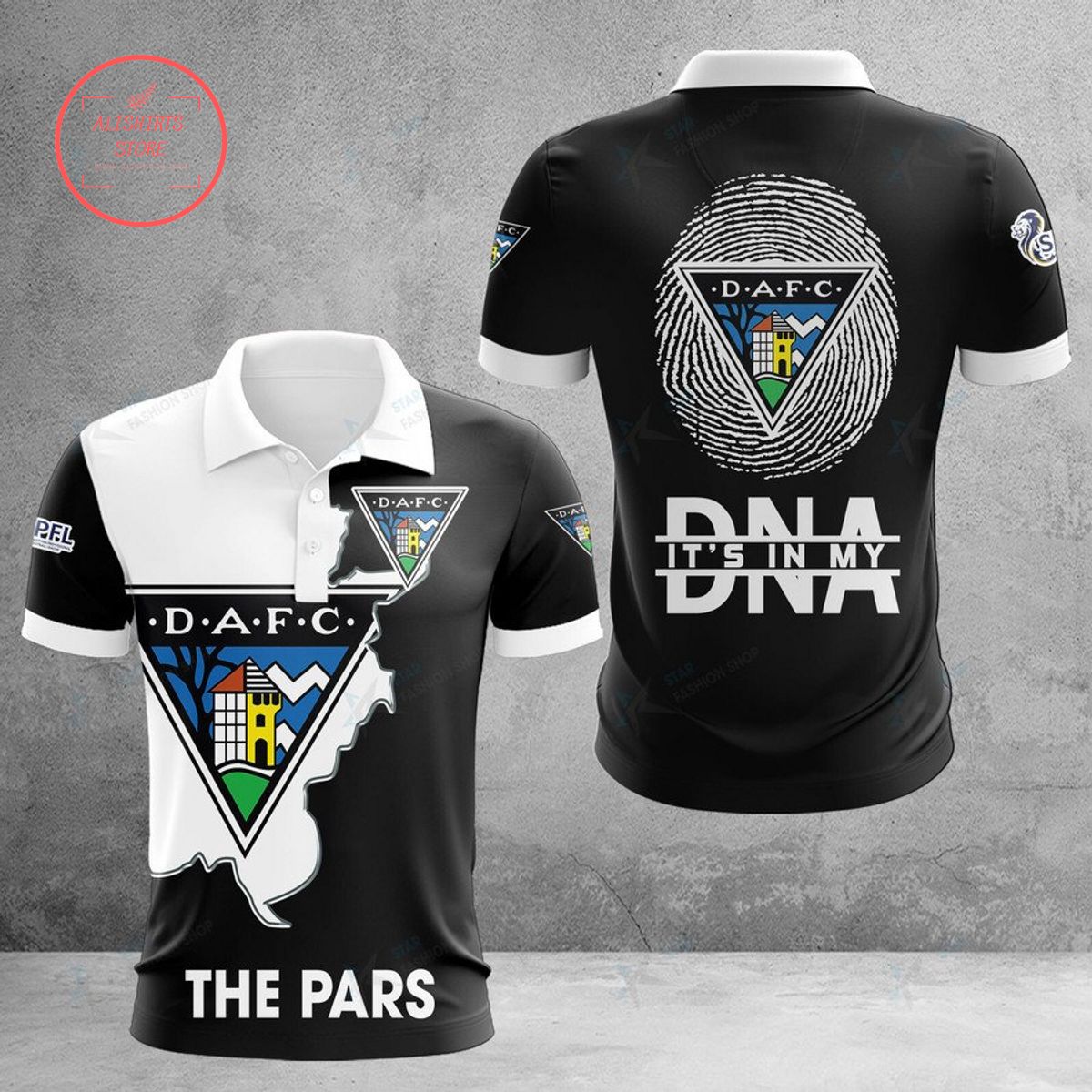 Dunfermline Athletic FC The Pars DNA Polo Shirt