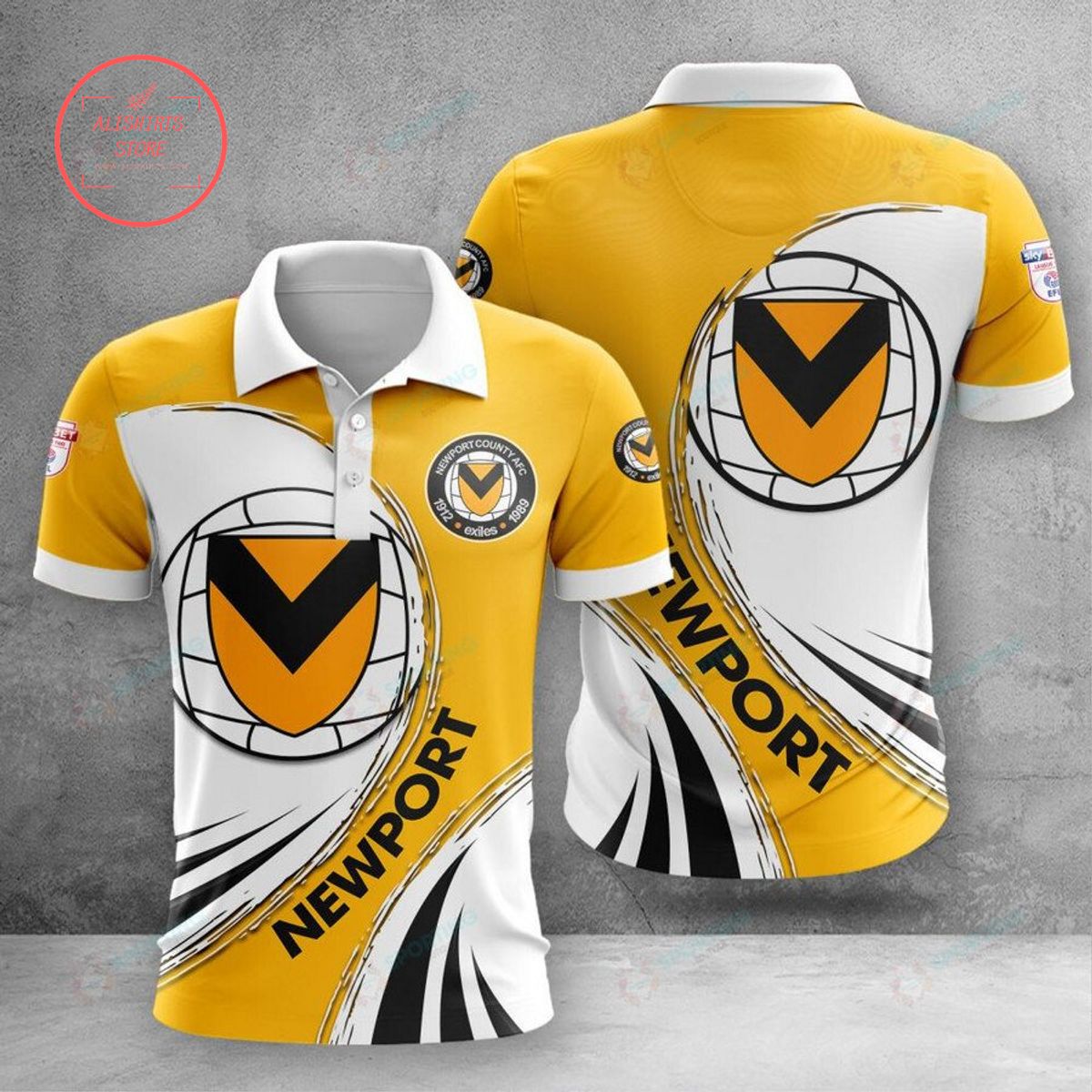 EFL Newport County FC Polo Shirt