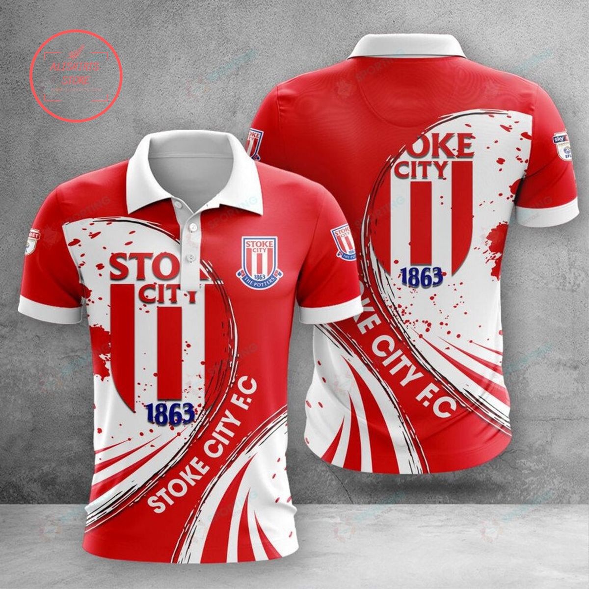 EFL Stoke City FC Polo Shirt