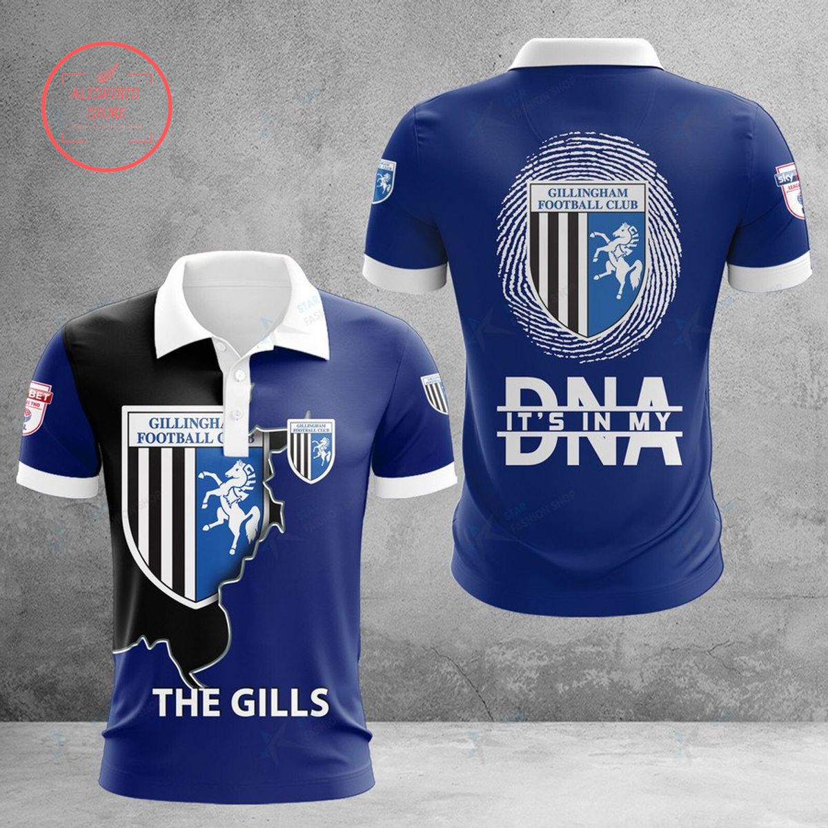 Gillingham The Gills DNA Polo Shirt