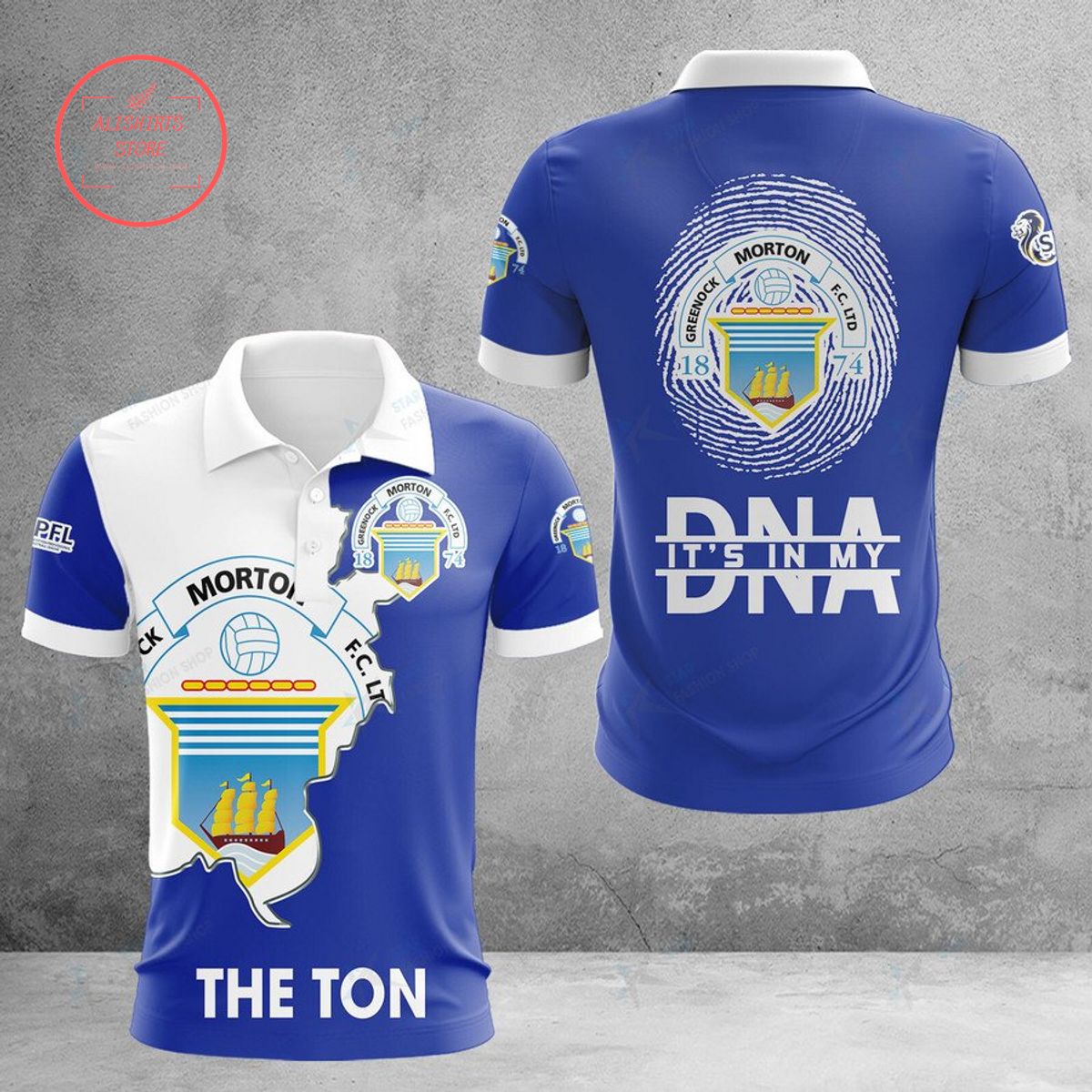 Greenock Morton FC The Ton DNA Polo Shirt