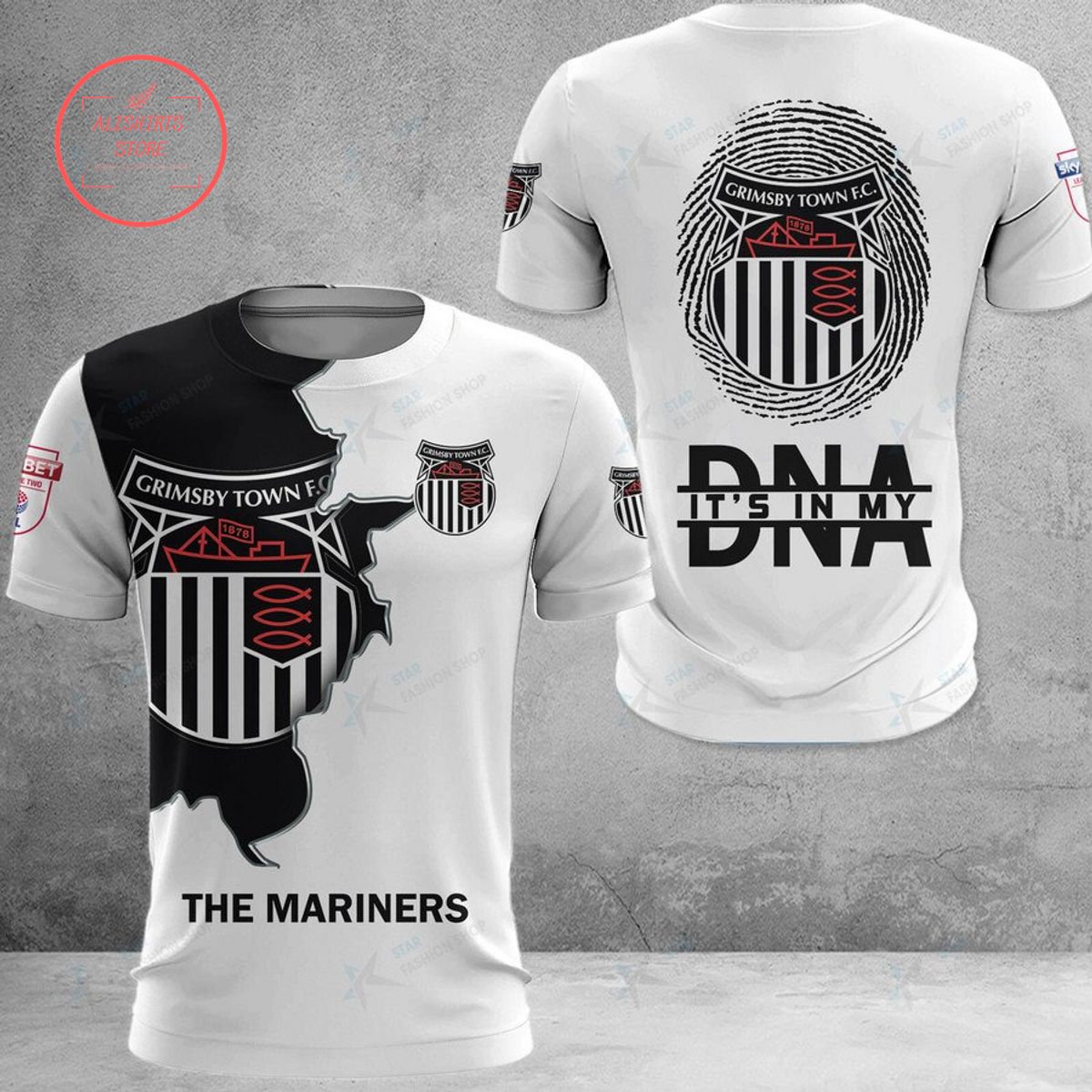 Grimsby Town The Mariners DNA Polo Shirt