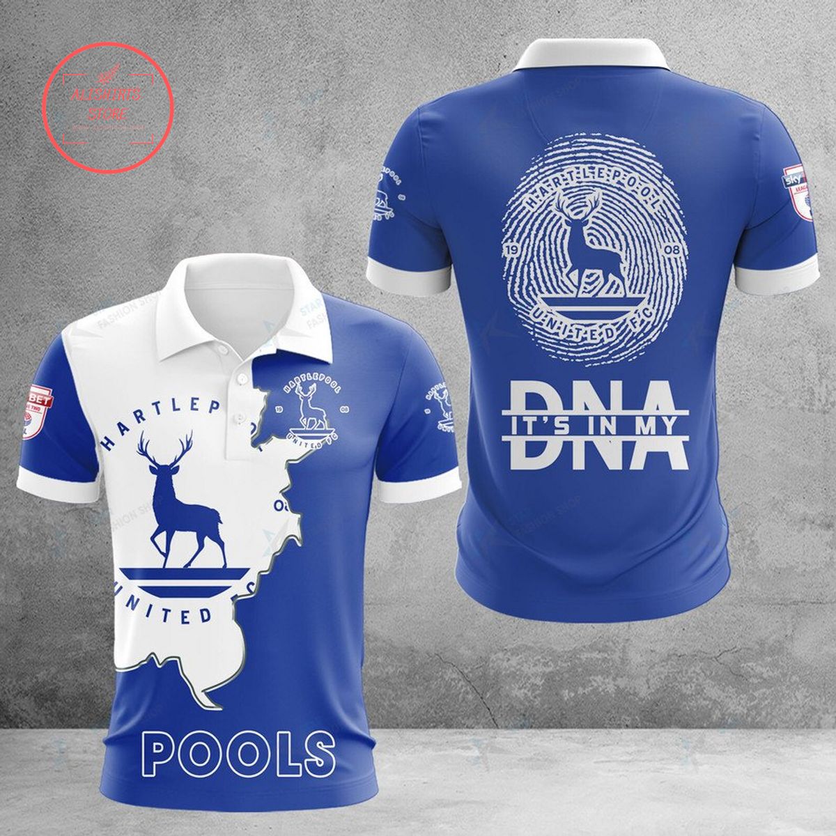 Hartlepool United Pools DNA Polo Shirt