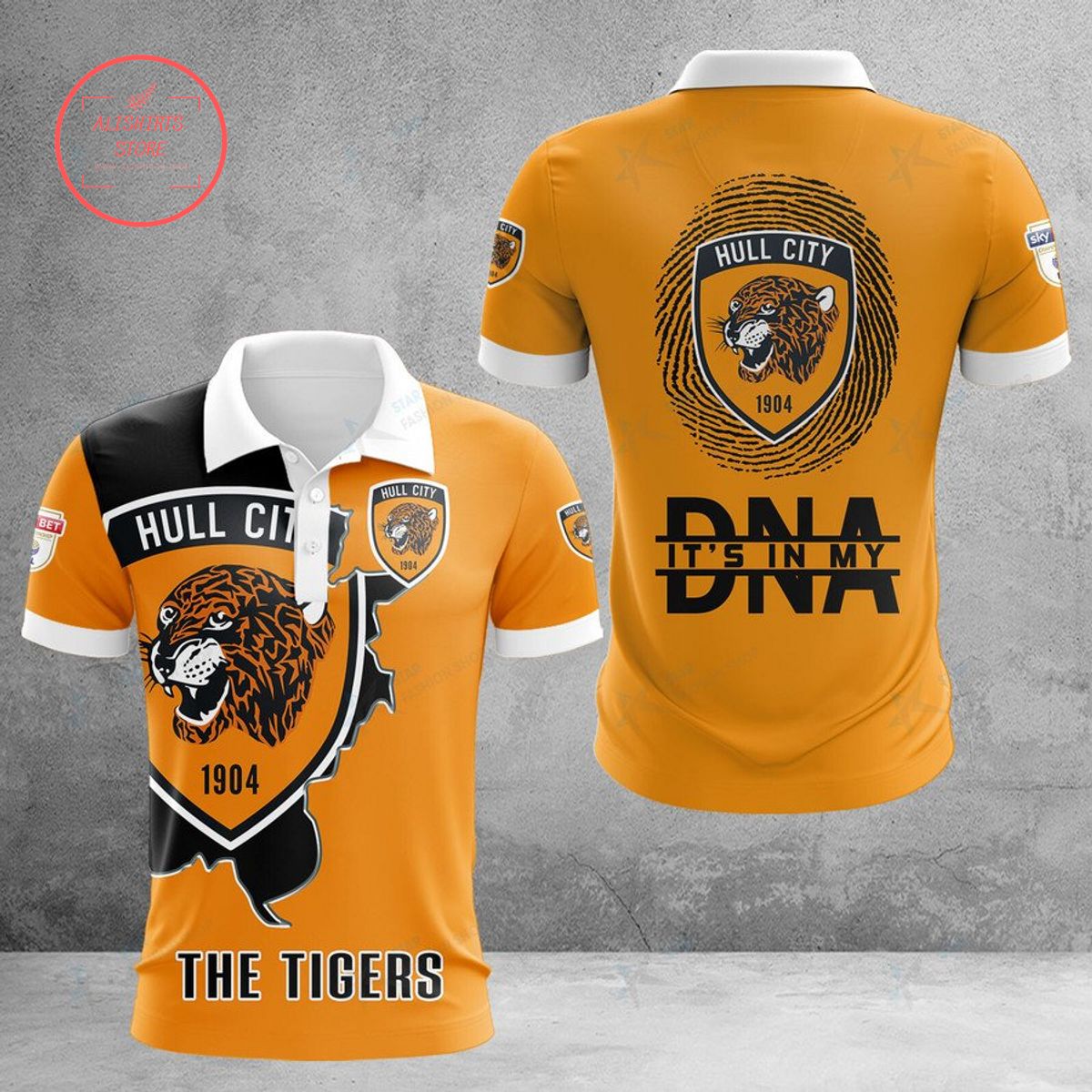 Hull City The Tigers DNA Polo Shirt