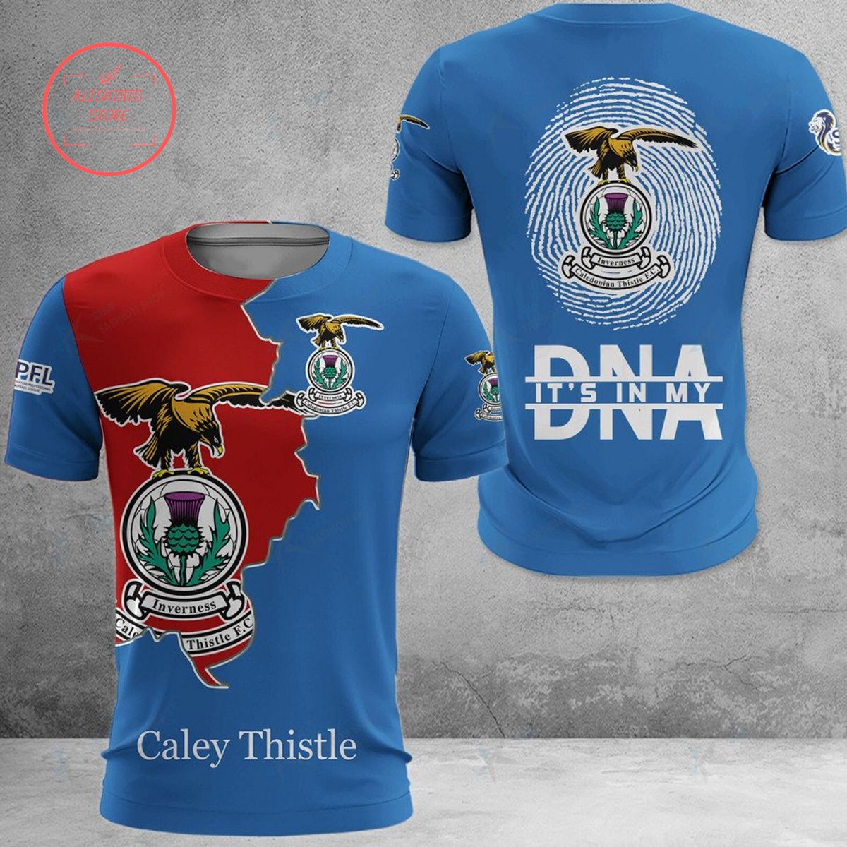 Inverness Caledonian Thistle FC Caley Thistle DNA Polo Shirt