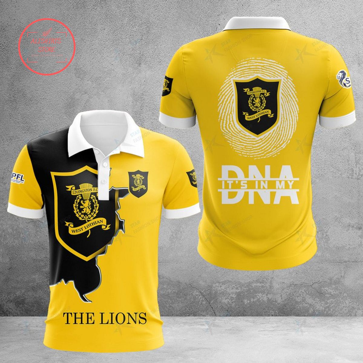 Livingston FC The Lions DNA Polo Shirt