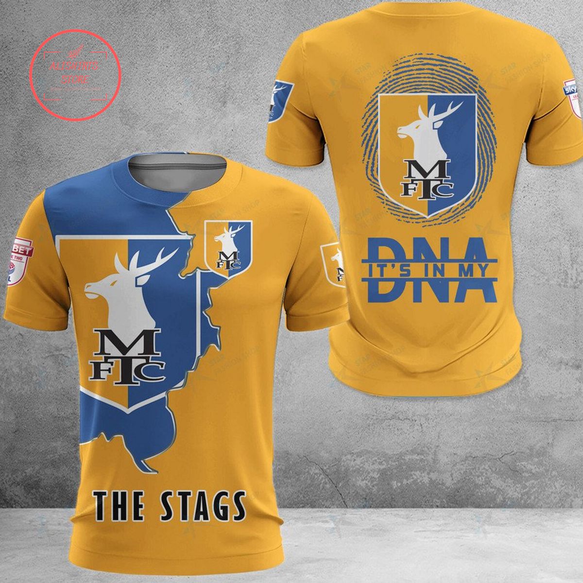 Mansfield Town The Stags DNA Polo Shirt