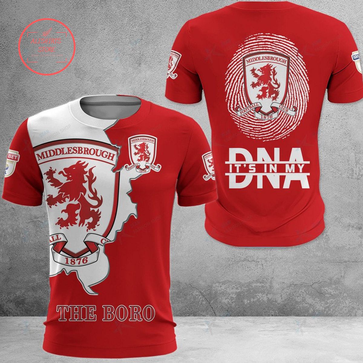 Middlesbrough FC The Boro DNA Polo Shirt