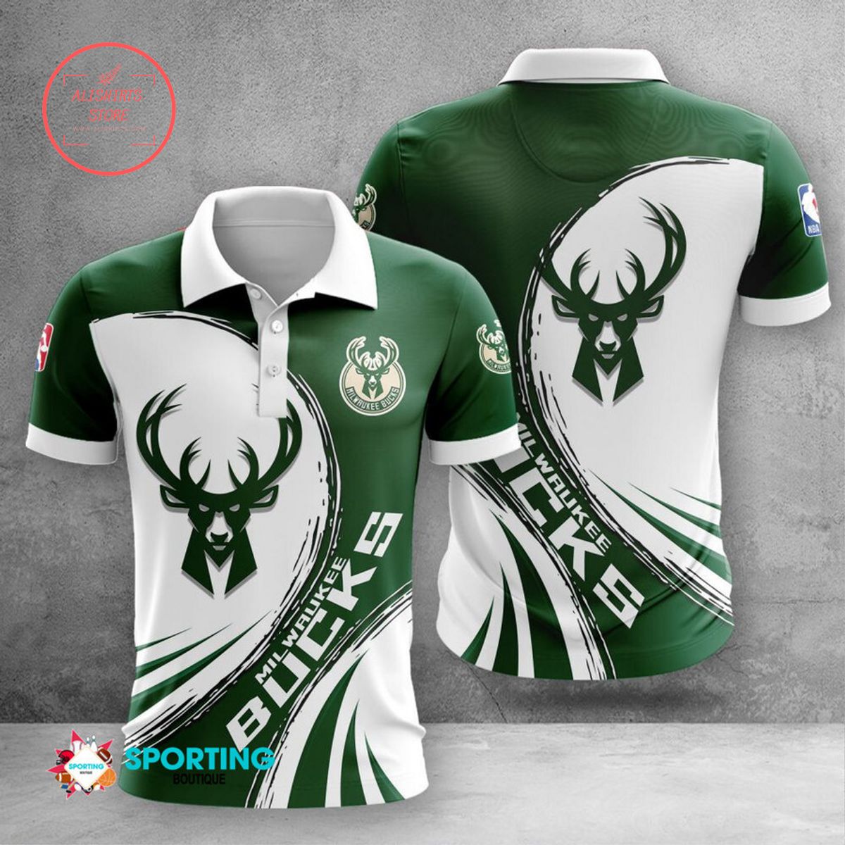 Milwaukee Bucks Polo Shirt