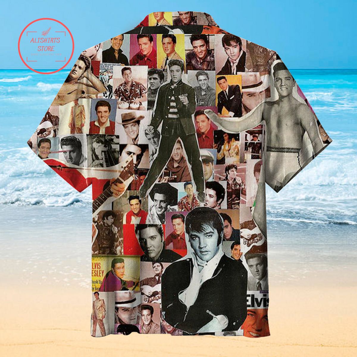 NMR Distribution Elvis Presley Movie Poster Hawaiian Shirt