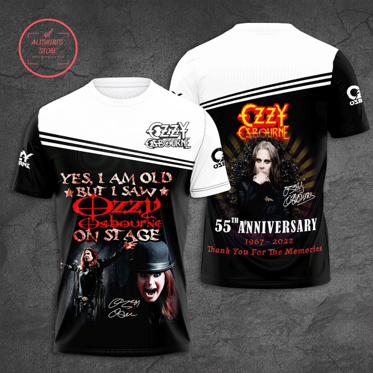 Ozzy Osbourne 56th anniversary 1967 2022 Shirts