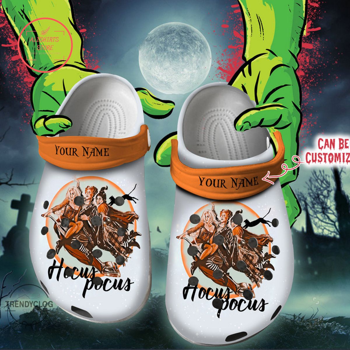 Personalized It's Just A Bunch Of Hocus Pocus Clog Shoes