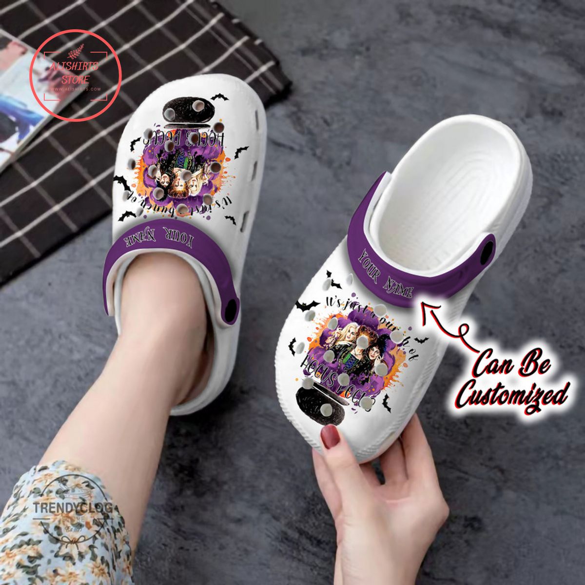 Personalized Its Just A Bunch Of Hocus Pocus Clog Shoes