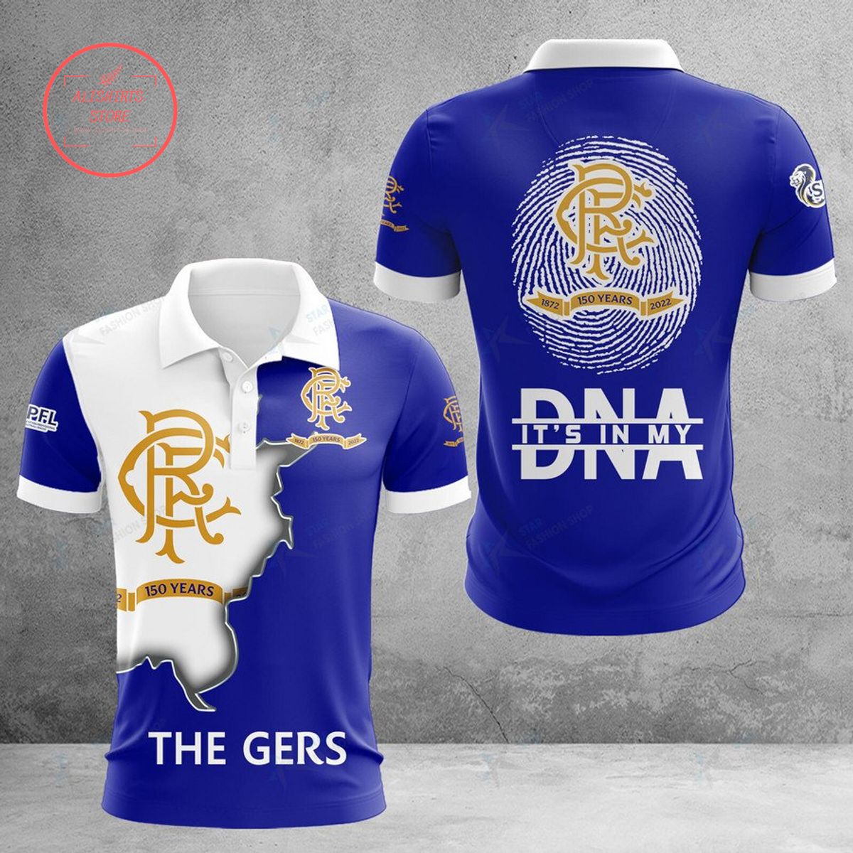 Rangers FC The Gers DNA Polo Shirt