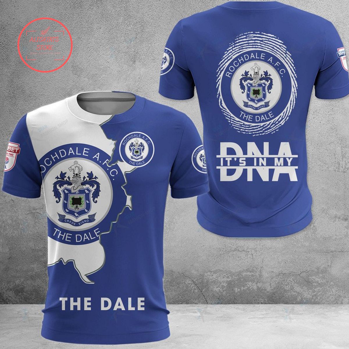 Rochdale AFC The Dale DNA Polo Shirt