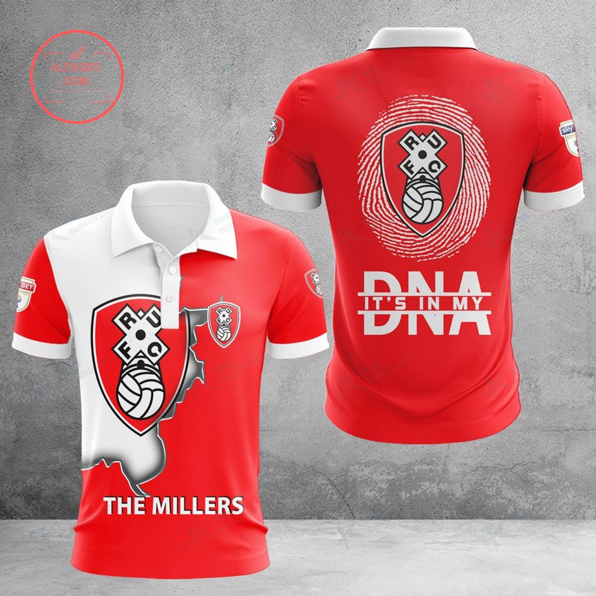 Rotherham United The Millers DNA Polo Shirt